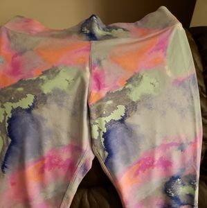 Vs pink multicolored legging